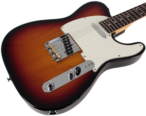 Suhr Classic T Select Guitar, Alder, Rosewood, 3 Tone Burst