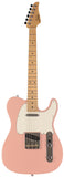 Suhr Classic T Select Guitar, Alder, Maple, Shell Pink