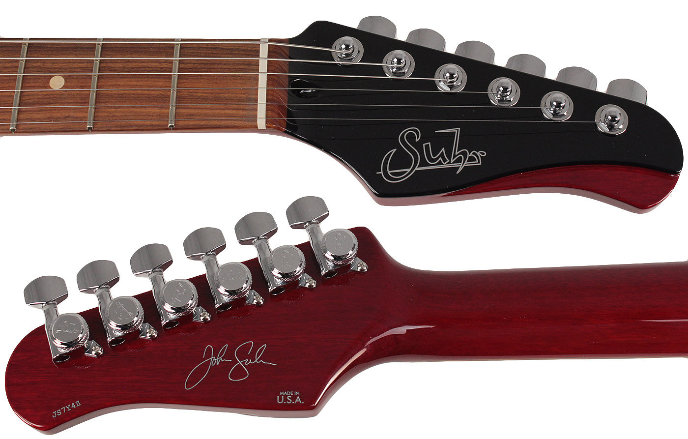John Suhr Signature Standard Guitar, Trans Red | Humbucker Music