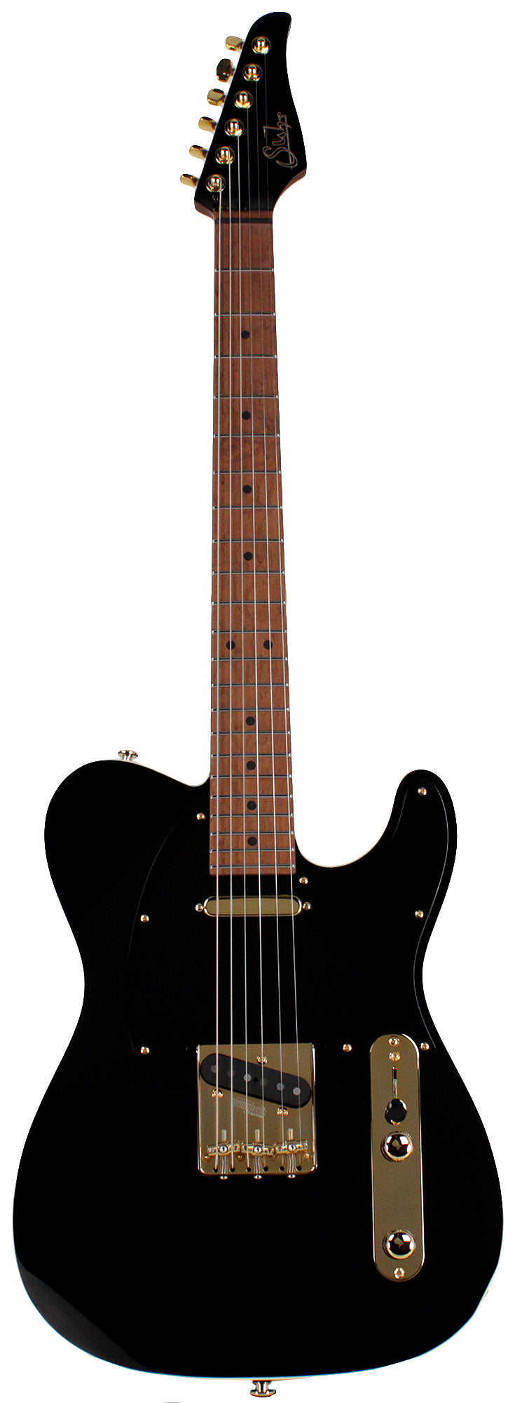 Suhr Mateus Asato Signature Classic T Guitar, Black | Humbucker Music