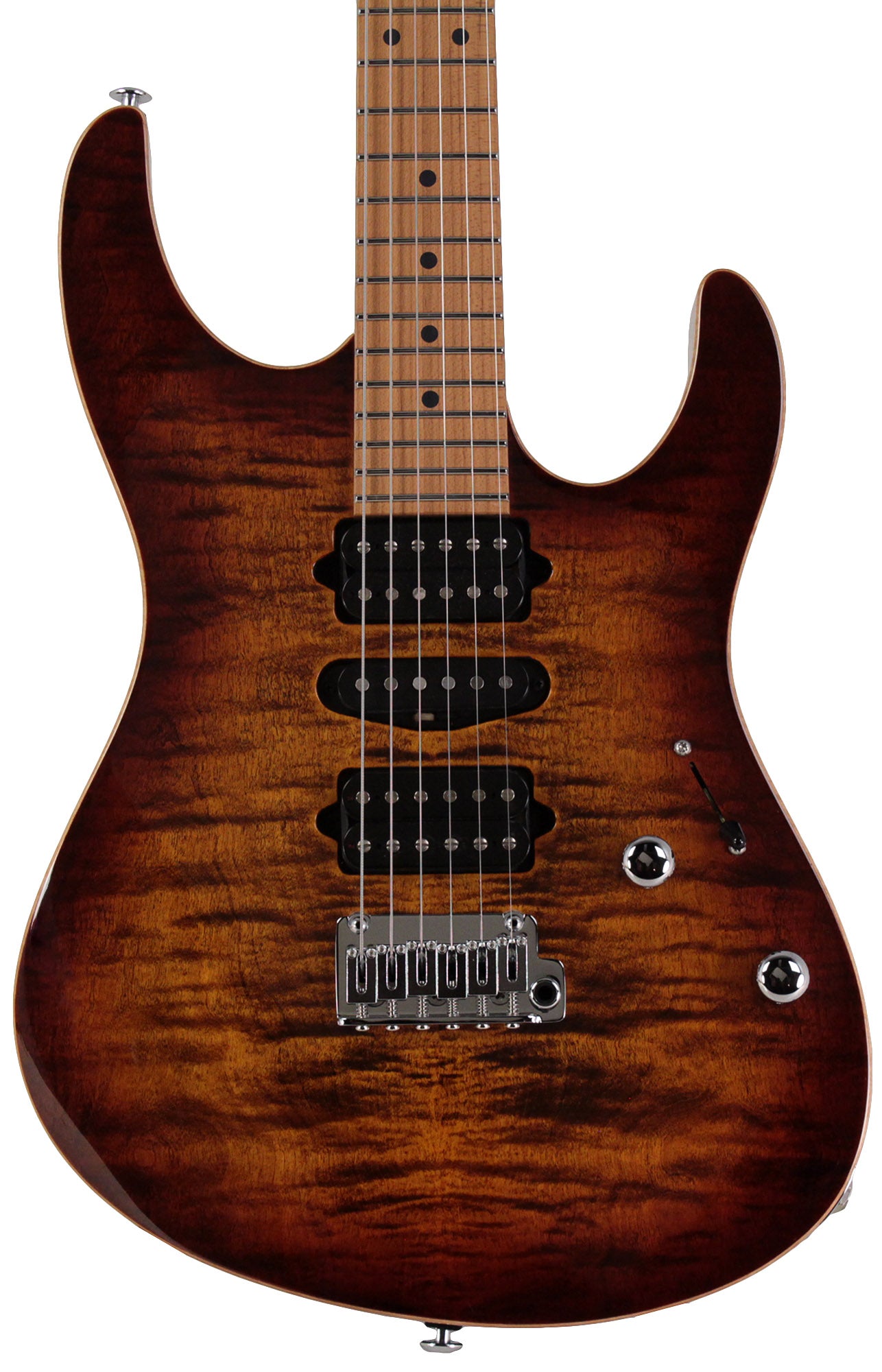 ギター Suhr modern Suhr Modern Roasted - Root Beer Sparkle - Eddie's Guitars