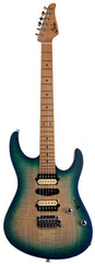 Suhr Limited Modern Satin Flame Guitar, Island Burst, Hardshell Case