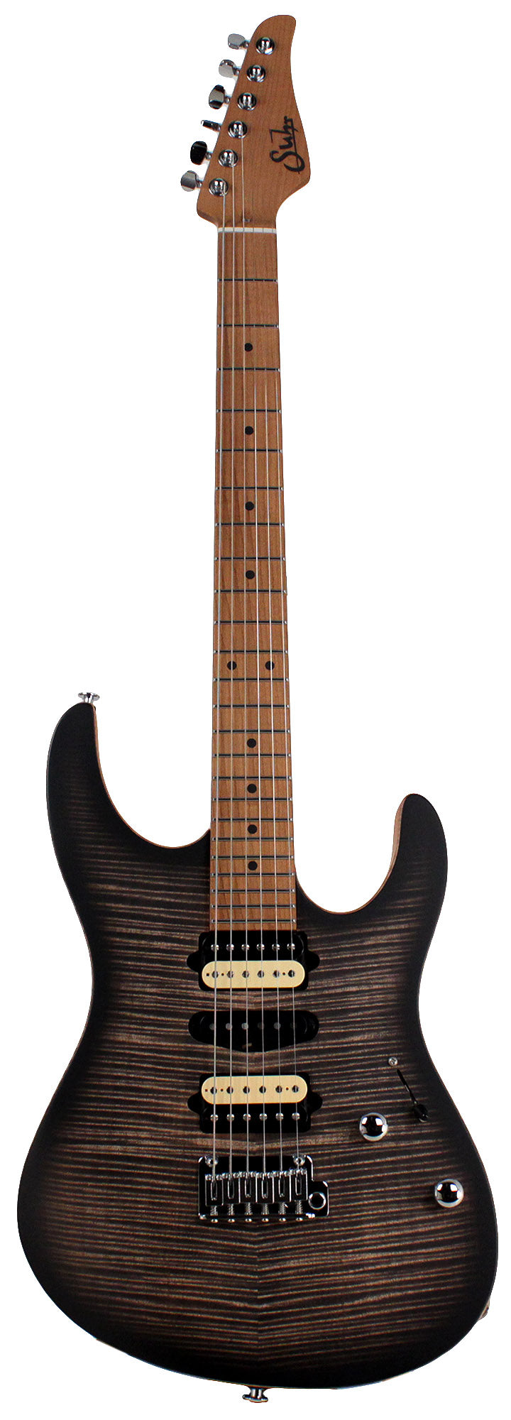 【送料無料!!】Suhr Modern Satin Flame LTD Trans Charcoal Burst 2020 エレキギター★D