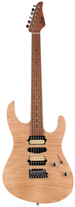 Suhr Limited Modern Satin Flame Guitar, Natural, Hardshell Case