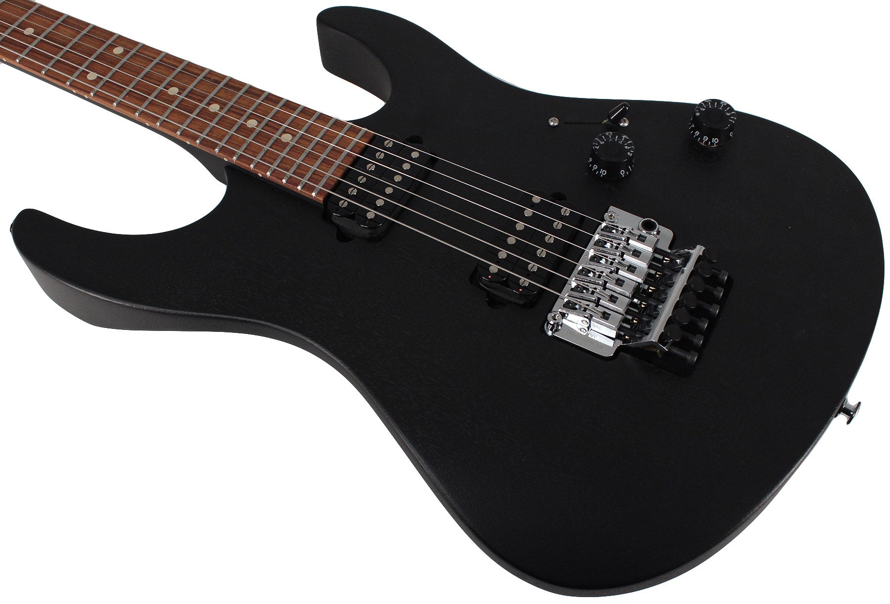 Suhr Modern Satin Guitar, Black, HH, Floyd Rose | Humbucker