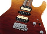 Suhr Modern Select Mahogany Guitar, Quilted Maple, Desert Gradient