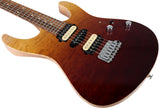 Suhr Modern Select Mahogany Guitar, Quilted Maple, Desert Gradient