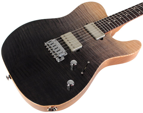 Suhr Select Modern T Mahogany Guitar, Black Gradient