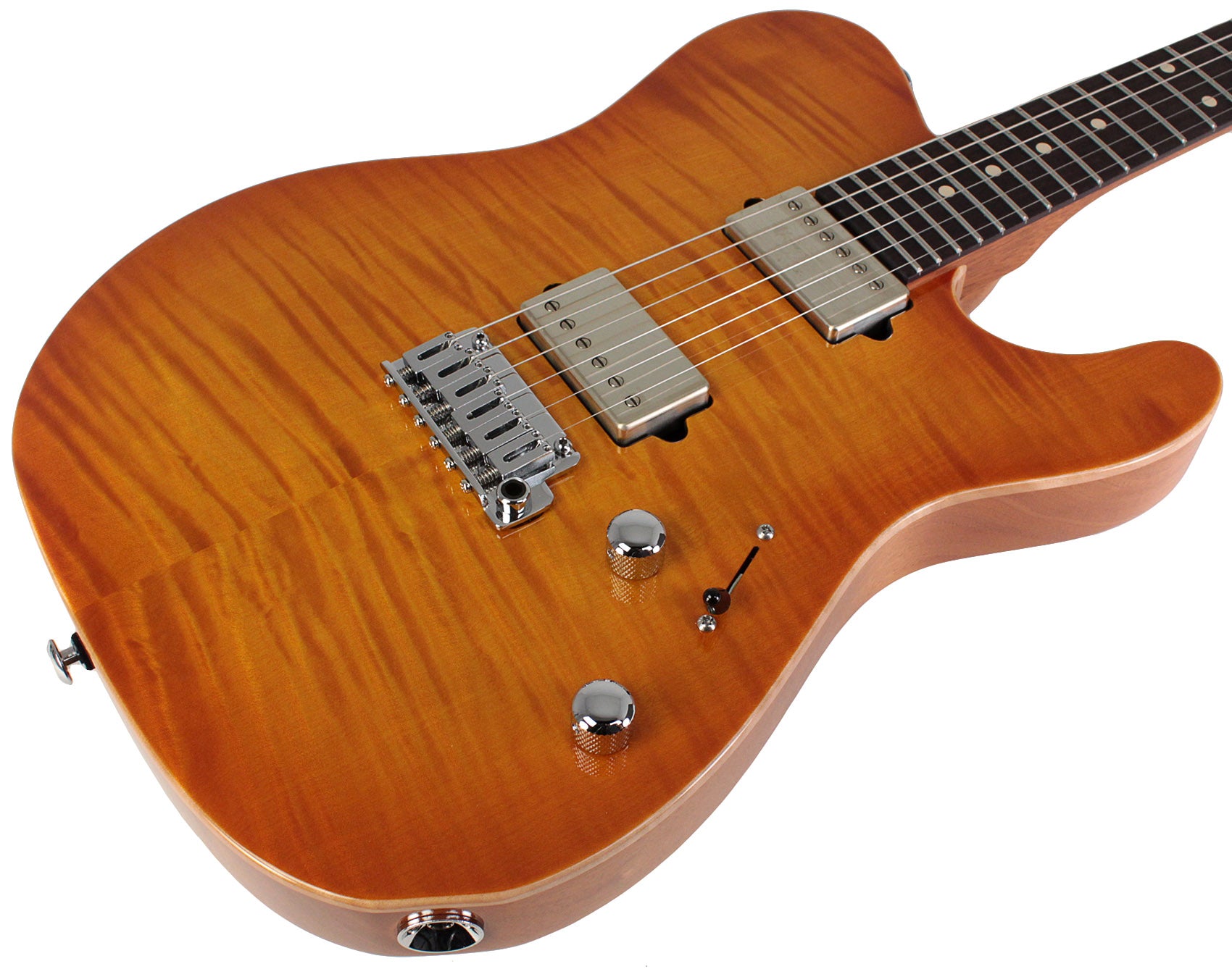 Suhr Select Modern T Mahogany Guitar, Honey Burst | Humbucker Music