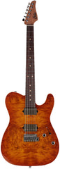 Suhr Select Modern T Mahogany Guitar, Honey Burst Burl