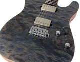Suhr Select Modern T Mahogany Guitar, Trans Blue Denim Slate Burl