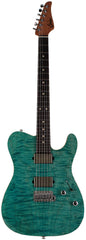 Suhr Select Modern T Mahogany Guitar, Bahama Blue