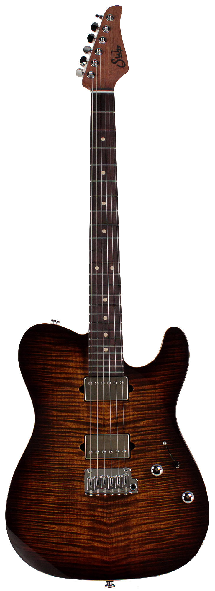 Suhr Modern T Select 2021 Guitar, Bengal Burst | Humbucker Music