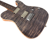 Suhr Select Modern T Mahogany Guitar, Trans Blue Denim Slate