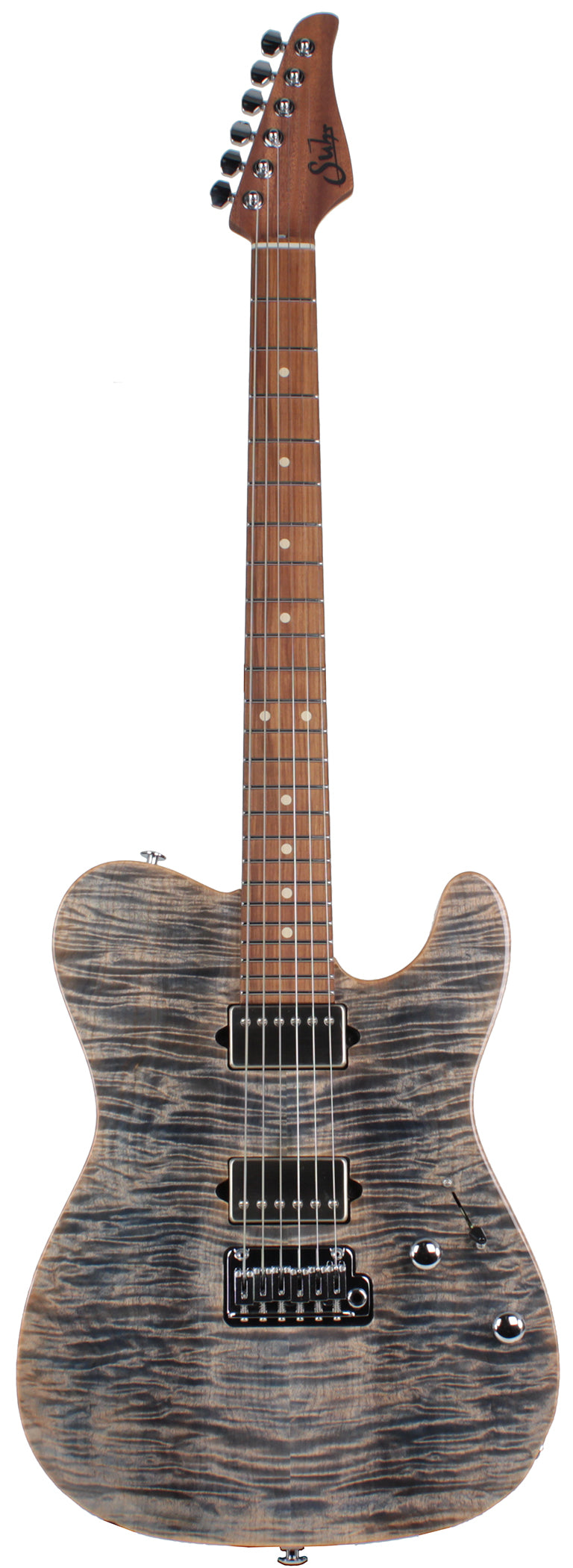 Suhr Modern T Select Guitar, Trans Blue Denim Slate | Humbucker Music