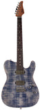 Suhr Select Modern T Mahogany Guitar, Trans Blue Denim Slate