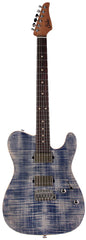 Suhr Select Modern T Mahogany Guitar, Trans Blue Denim Slate