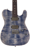 Suhr Select Modern T Mahogany Guitar, Trans Blue Denim Slate
