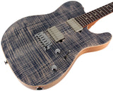 Suhr Select Modern T Mahogany Guitar, Trans Blue Denim Slate