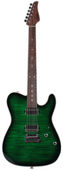 Suhr Modern T Select Guitar, Trans Green Burst
