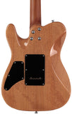 Suhr Modern T Select Guitar, Faded Trans Green Burst Burl