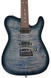 Suhr Modern T Select Guitar, Faded Trans Whale Blue Burst