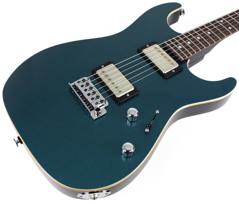 Suhr Pete Thorn Signature Standard HH Guitar, Ocean Turquoise, Wilkinson