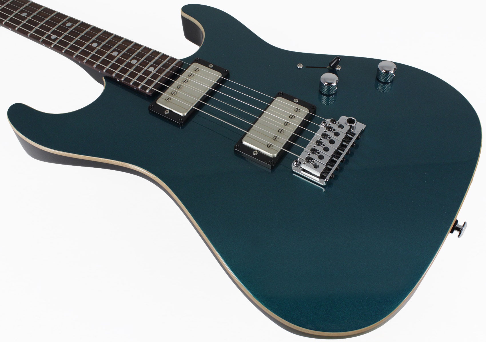 Suhr Pete Thorn Signature Standard HH Guitar, Ocean Turquoise