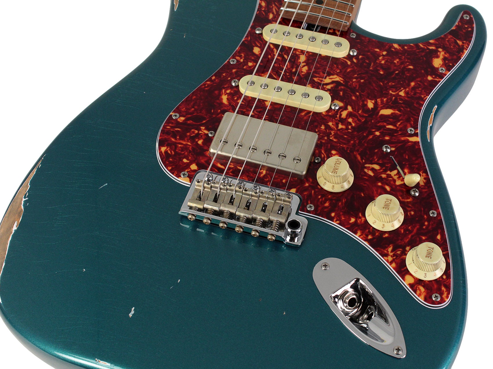 Suhr Select Classic S Antique HSS Guitar, Roasted Flamed Neck