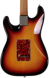 Suhr Select Classic S Guitar, Roasted Flamed Neck, 3-Tone Burst, Rosewood