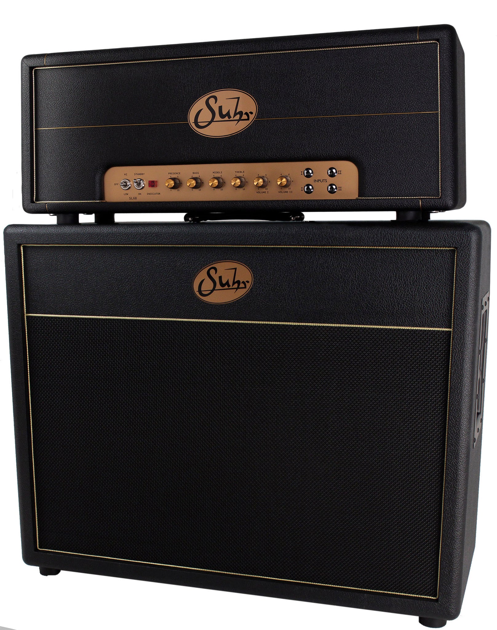 Suhr SL68 Hand Wired 100 Watt Head, 2x12 Cab, Black Grille