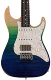 Suhr Select Standard Plus Mahogany Guitar, Aqua Blue Gradient