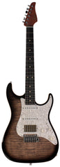 Suhr Select Standard Plus Mahogany Guitar, Trans Charcoal Burst