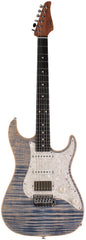 Suhr Select Standard Plus Mahogany Guitar, Trans Blue Denim Slate