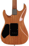 Suhr Select Standard Plus Mahogany Guitar, Burl Maple, Trans Blue Denim Slate