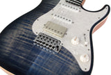 Suhr Select Standard Plus Mahogany Guitar, Faded Trans Whale Blue Burst