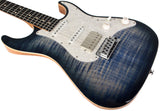 Suhr Select Standard Plus Mahogany Guitar, Faded Trans Whale Blue Burst