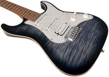 Suhr Standard Plus Guitar, Trans Whale Blue Burst, Roasted Maple