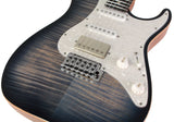 Suhr Select Standard Plus Mahogany Guitar, Faded Trans Whale Blue Burst