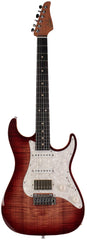 Suhr Select Standard Plus Mahogany Guitar, Trans Wine Red Burst