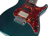 Suhr Select Standard Guitar, Roasted Neck, Ocean Turquoise Metallic