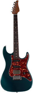 Suhr Select Standard Guitar, Roasted Neck, Ocean Turquoise Metallic
