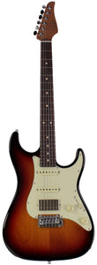Suhr Select Standard Guitar, Roasted Neck, 3-Tone Burst