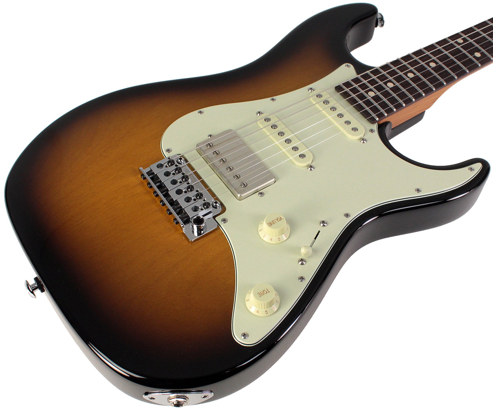 Suhr Select Standard Guitar, Roasted Neck, Tobacco Burst