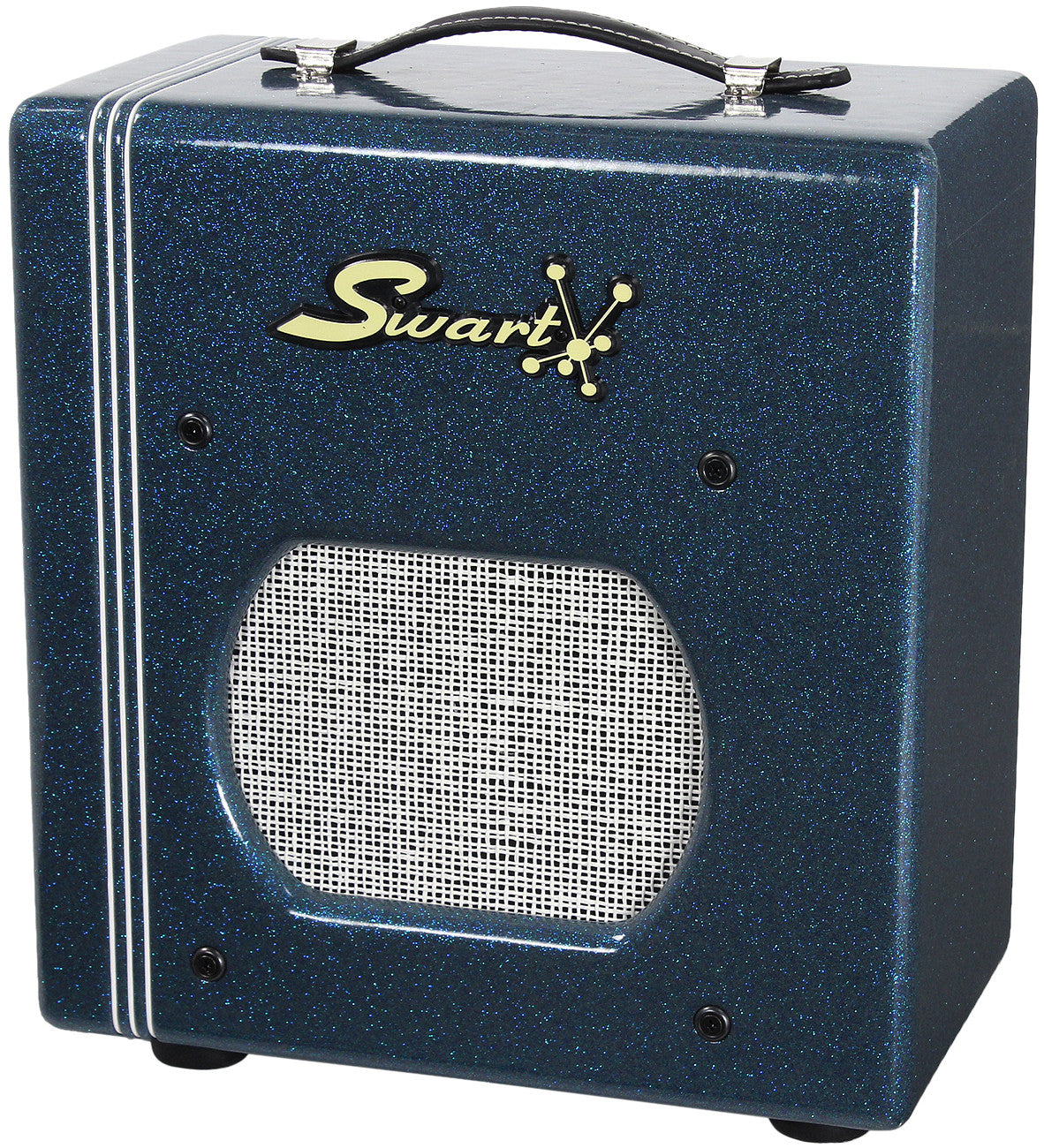 Swart Space Tone 6V6se Amp, Custom Ocean Sparkle | Humbucker Music Swart Space Tone 6V6se Amp, Custom Ocean Sparkle | Humbucker Music