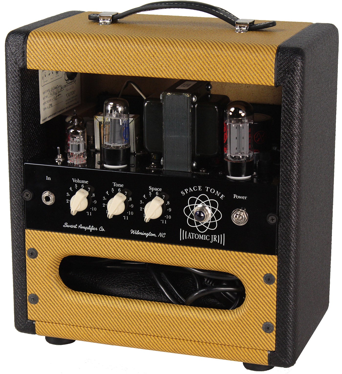 Swart Space Tone Atomic Jr Amp Square Logo Humbucker Music