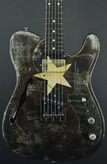 Trussart Deluxe Steelcaster Guitar Cream Star