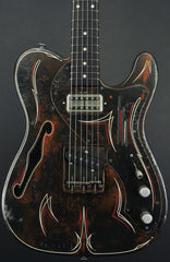 Trussart Deluxe Steelcaster Pinstripe - Dark