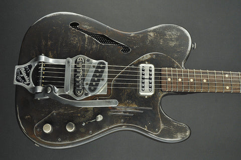 Trussart Deluxe Steelcaster w/ Bigsby in Dark Rust-O-Matic