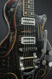 Trussart SteelDeville w/ B7 Bigsby in Dark Rust-O-Matic Pinstripe